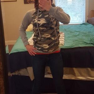 4/$16! Camo Hoodie